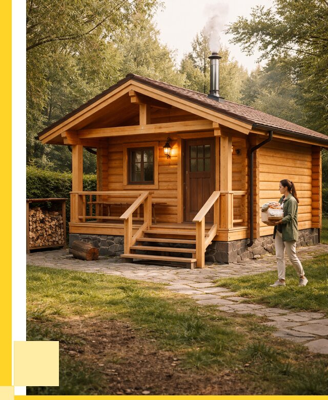 Купить баню под ключ в Дальнегорске от 669760 р. | ЭриданДль