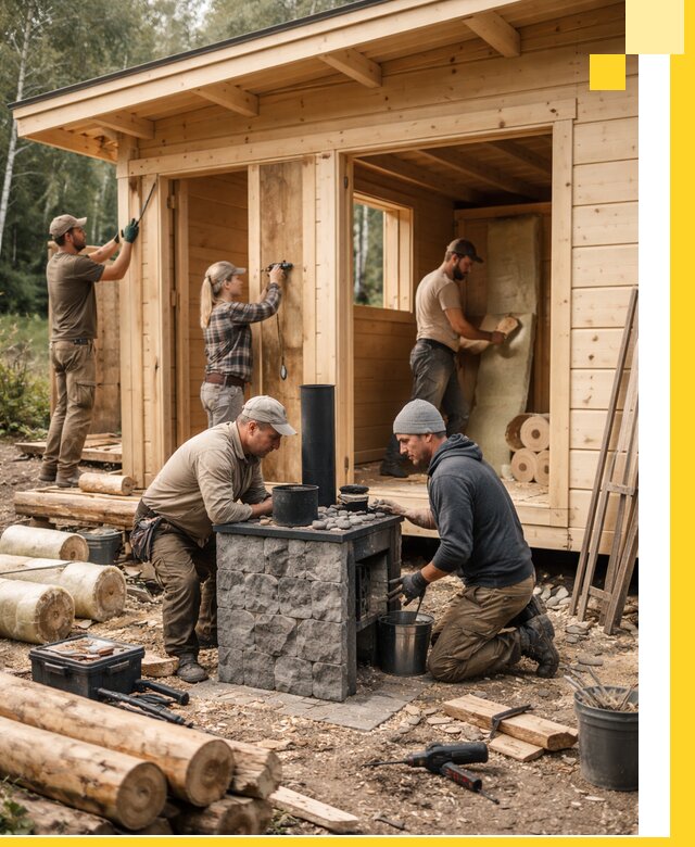 Купить баню под ключ в Дальнегорске строительство монтаж отделка