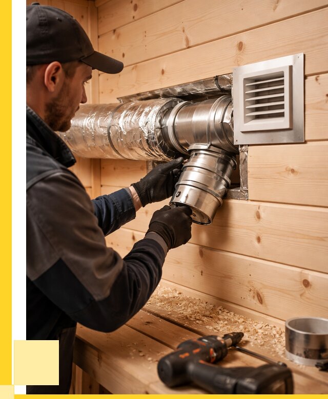 Монтаж вентиляции бани в Дальнегорске от 12365 р. | ЭриданДль