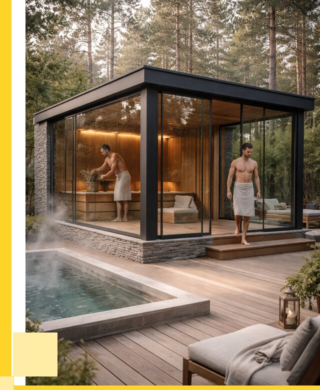 Стеклянные бани и двери в Дальнегорске от 463680 р. | ЭриданДль