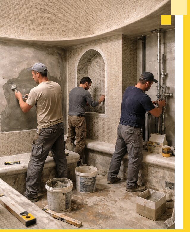 Профессиональный монтаж хамамов под ключ в Дальнегорске с гарантией