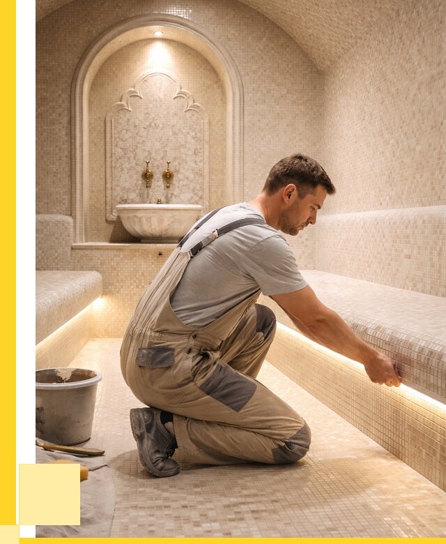 Отделка хамамов под ключ в Дальнегорске от 5667 р. | ЭриданДль