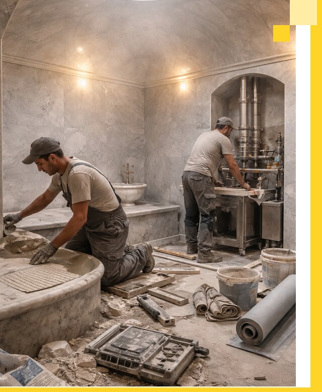 Строительство турецких бань хаммам под ключ в Дальнегорске