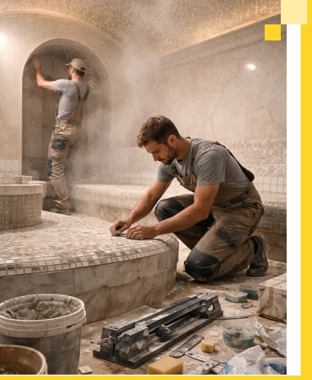 Профессиональный дизайн хамама и SPA под ключ в Дальнегорске