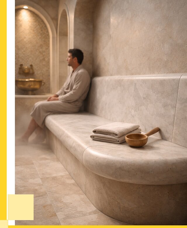 Сиденья для хамама в Дальнегорске под ключ от 12365 р. | ЭриданДль