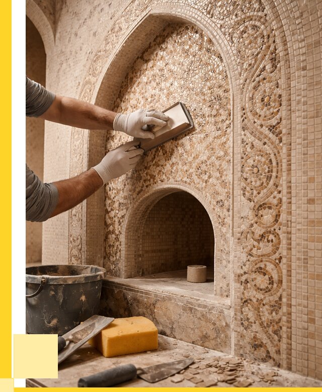 Мозаика для хамама в Дальнегорске под ключ от 5152 р. | ЭриданДль