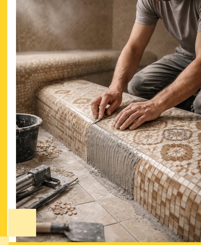 Плитка для хамама под ключ в Дальнегорске от 3606 р. | ЭриданДль